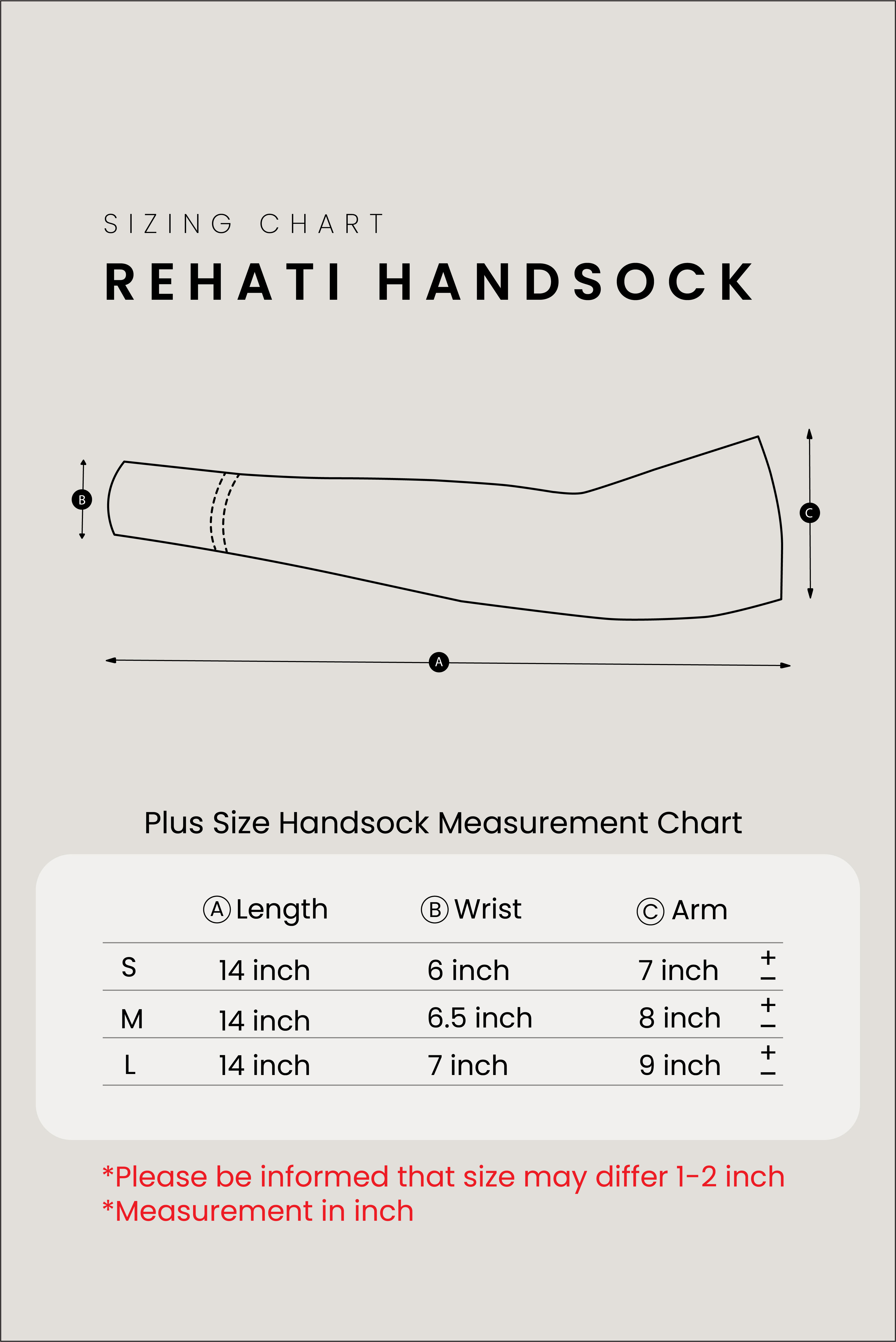 (AS-IS) REHATI Handsocks in Black